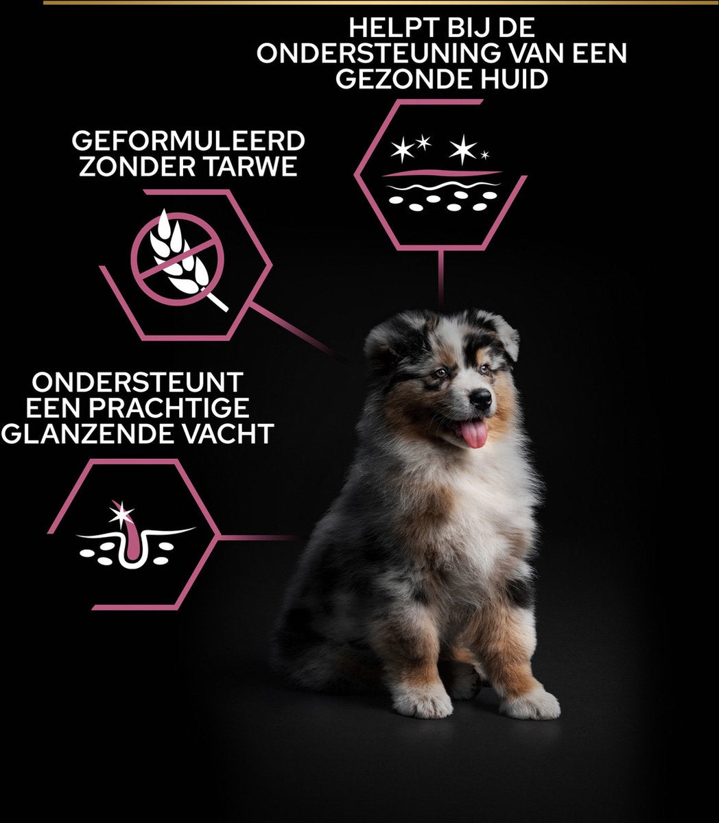 PURINA PRO PLAN Sensitive Skin Medium Puppy - zalm - 12 kg