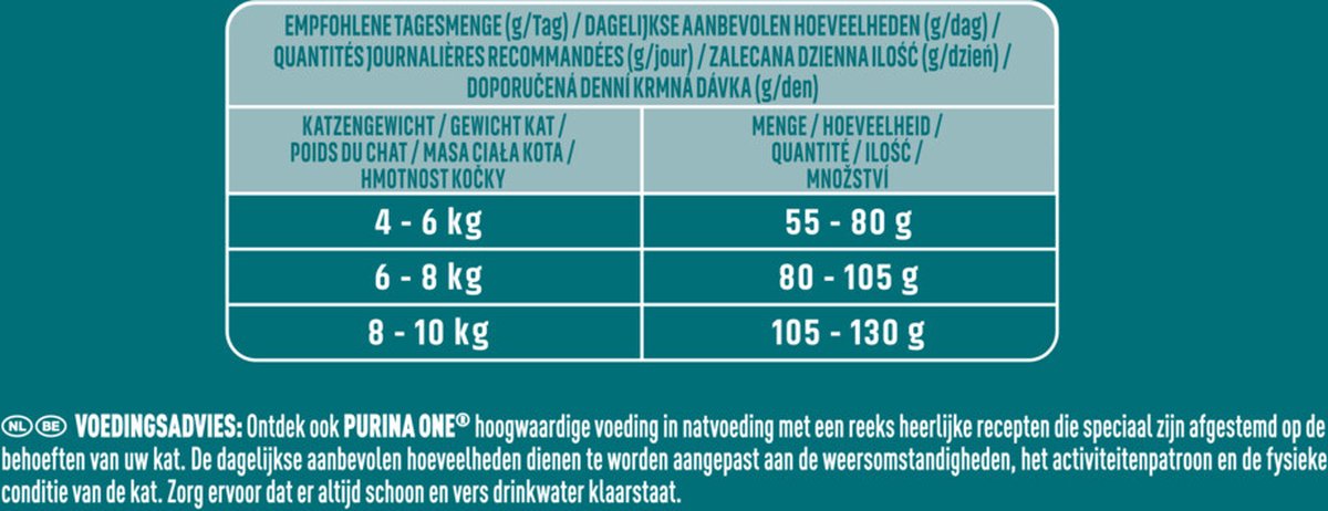 Purina ONE Sterilcat Kattenvoer Droogvoer Rund & Tarwe 3 kg