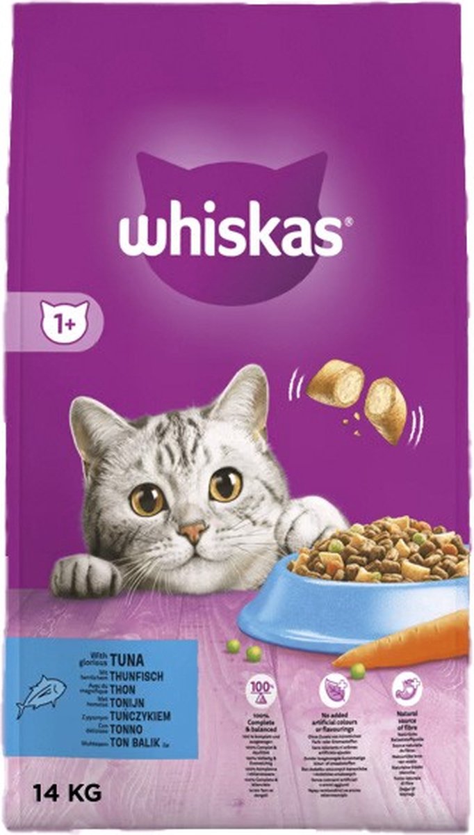 Whiskas - Adult Tuna With Vegetables Kattenvoer 14 KG