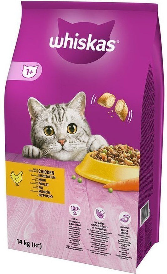 Whiskas - Adult Chicken Kattenvoer 14 KG