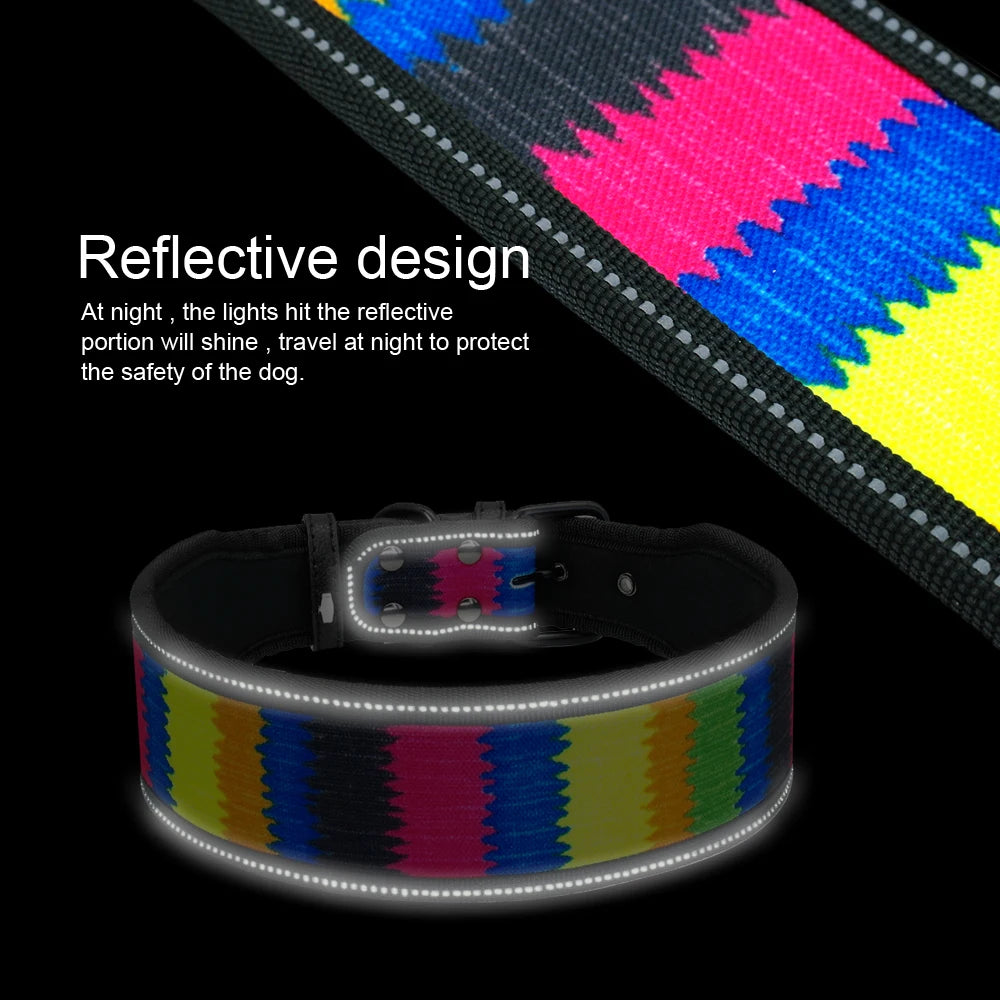 Nylon Dog Collar Reflective