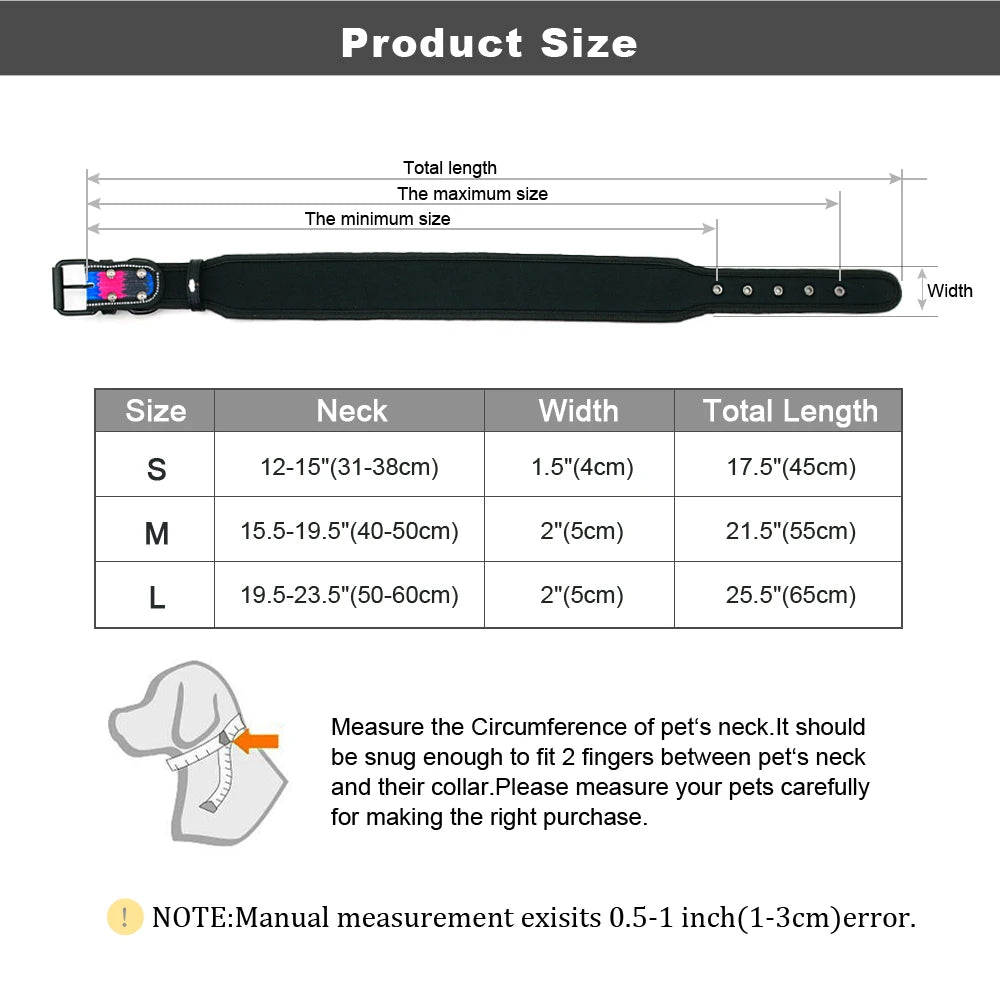 Nylon Dog Collar Reflective