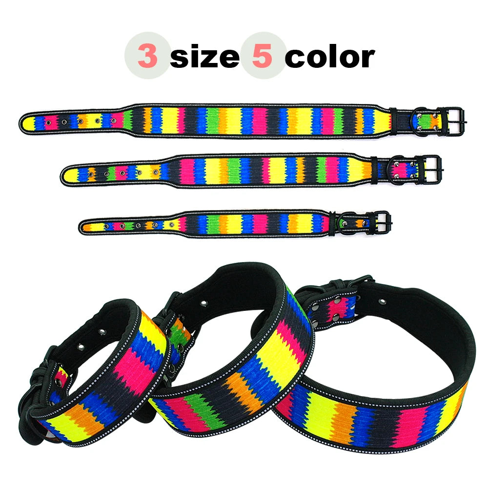 Nylon Dog Collar Reflective