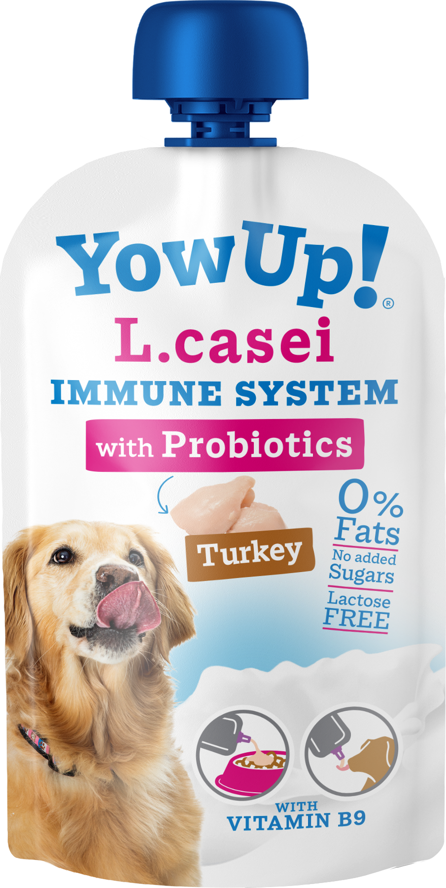 YowUp! L. Casei Immune System Turkey Hond