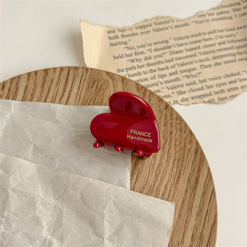 Spinka do włosów Love Small Jaw Back Shark Clip