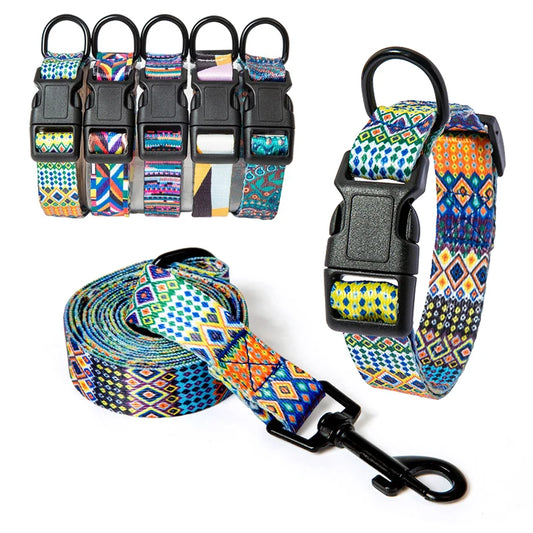 Pet Collar and Leash Set