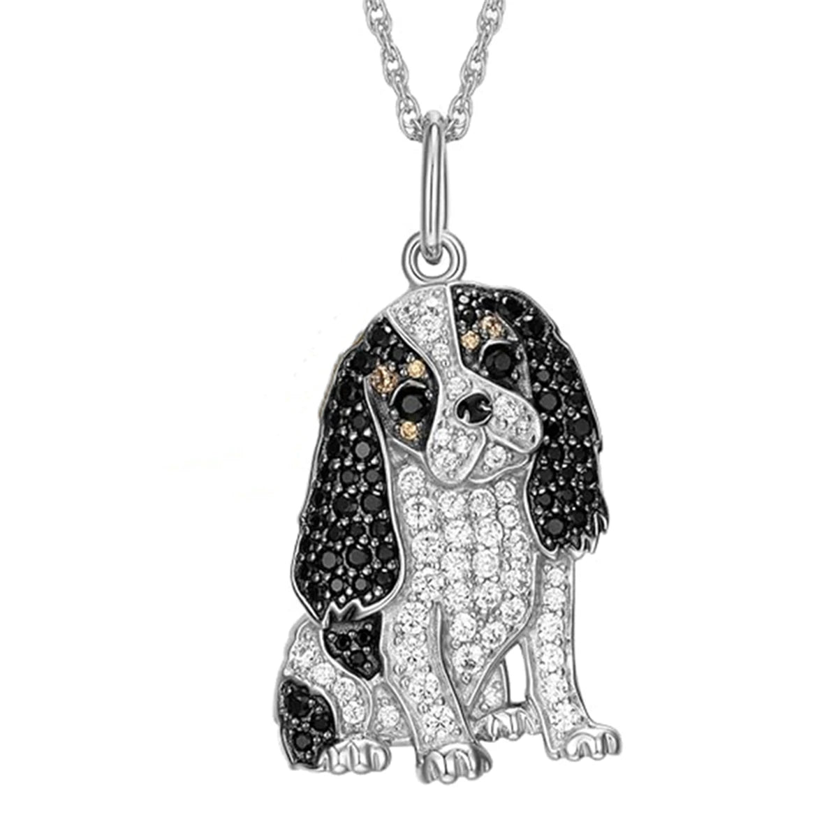 Beagle Pendant Necklace – Elegant Puppy Jewelry Gift