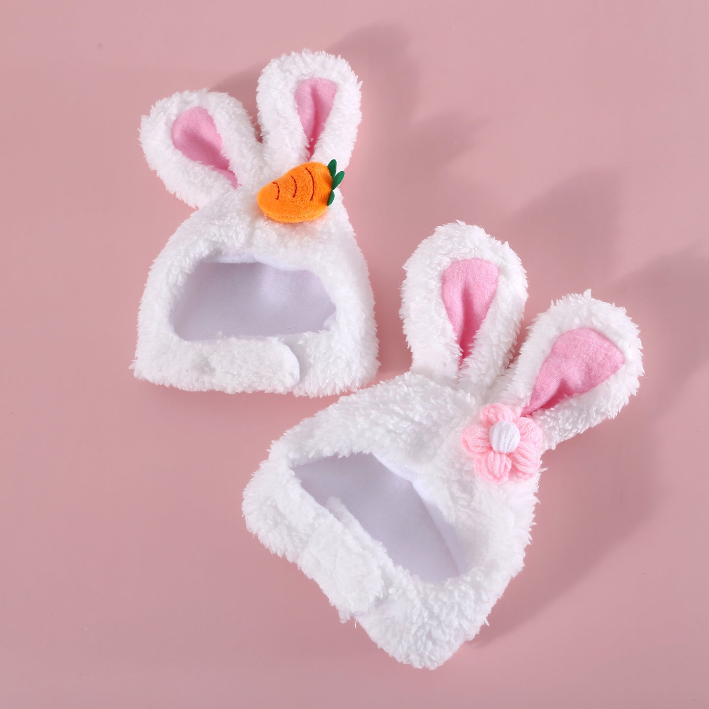 Plush Cartoon Cat Dog Rabbit Ears Cute Easter Decoration Hat Head Cover
