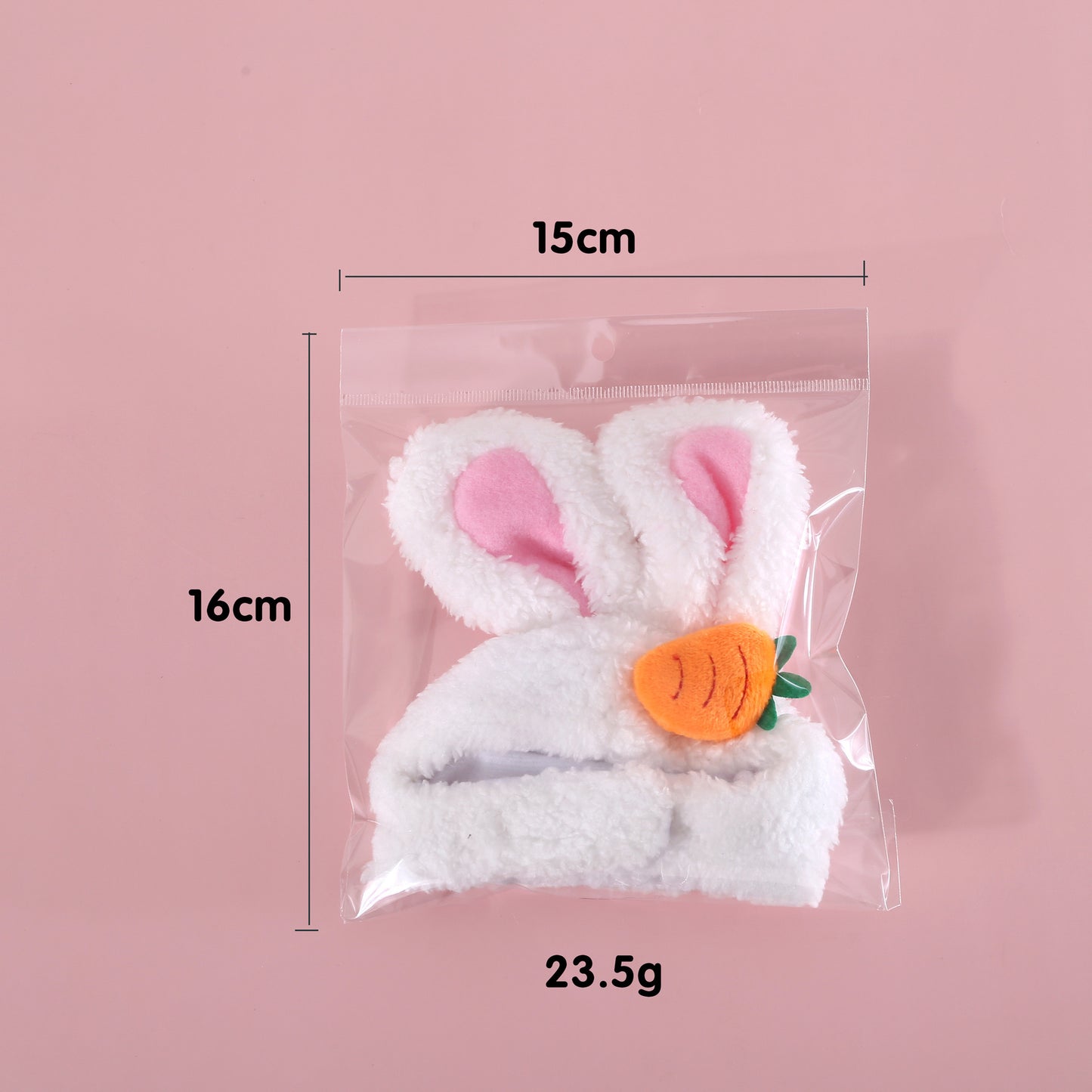 Plush Cartoon Cat Dog Rabbit Ears Cute Easter Decoration Hat Head Cover
