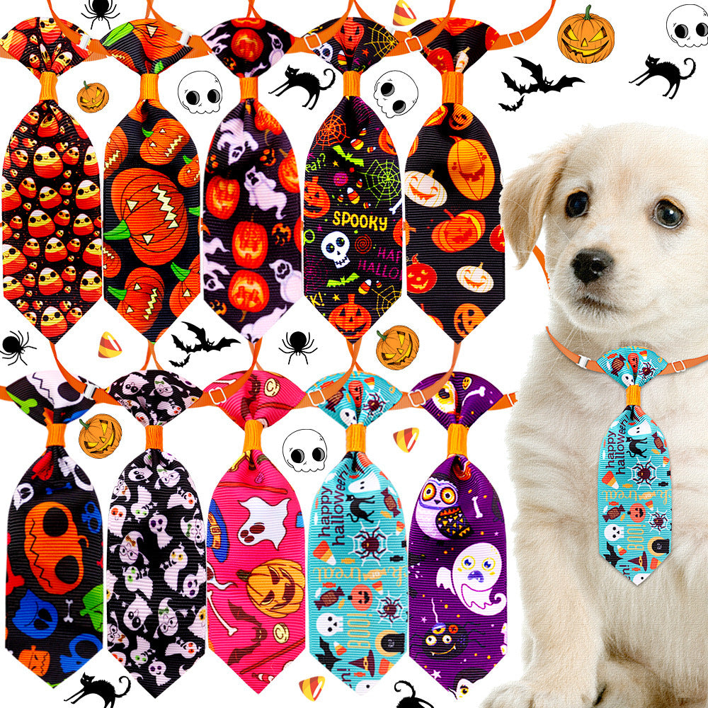 Nowa seria Halloween dla zwierząt domowych Wonderland z czaszką i krawatem na Halloween