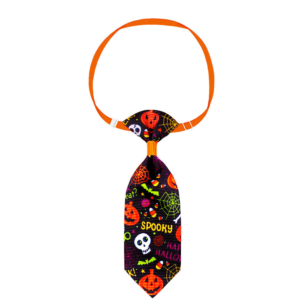 Nowa seria Halloween dla zwierząt domowych Wonderland z czaszką i krawatem na Halloween