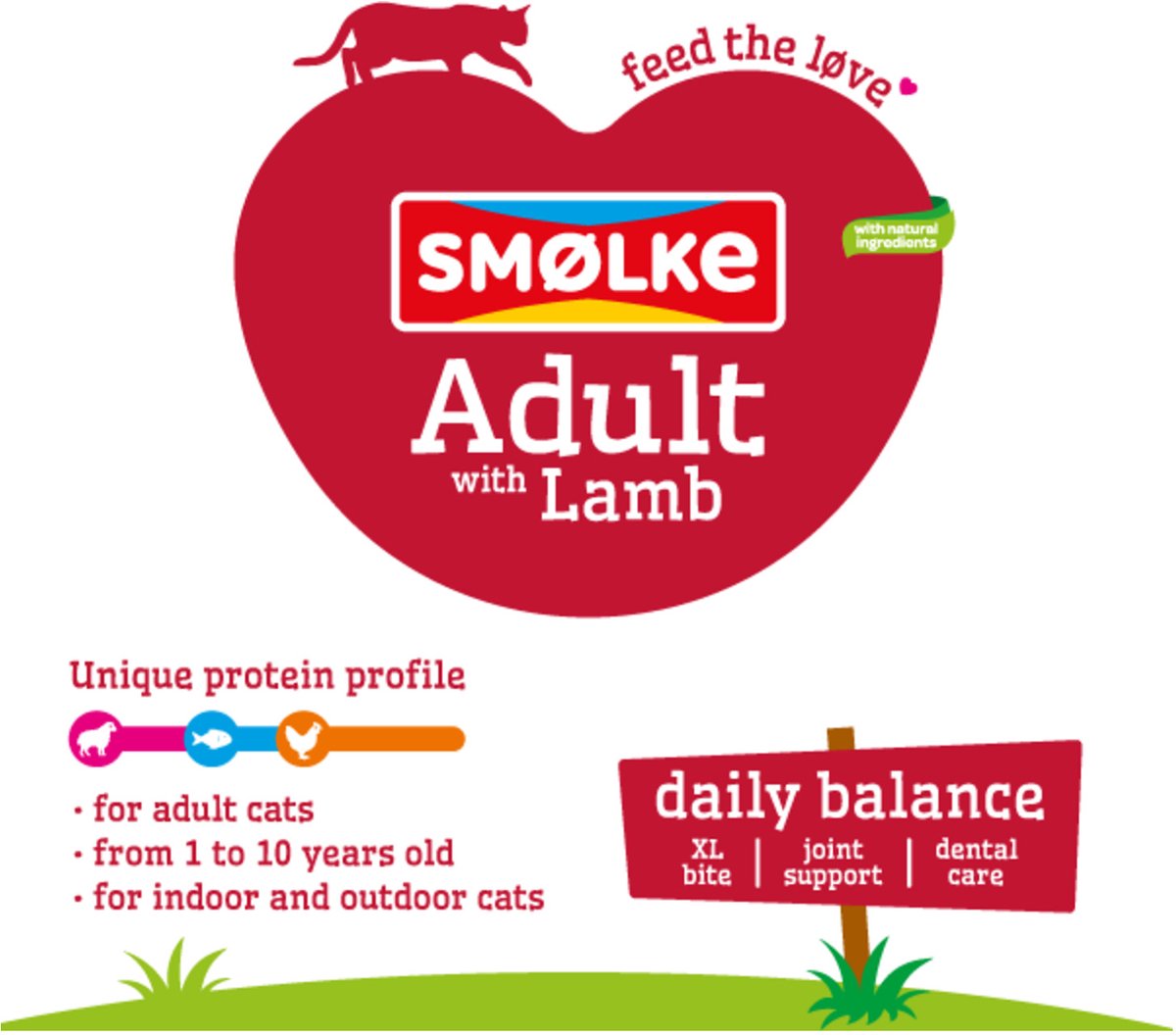 Smølke Adult z jagnięciną 2kg