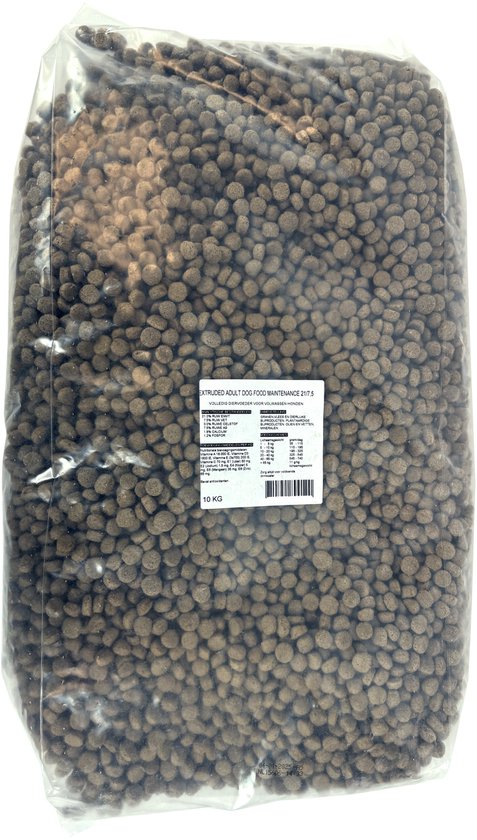 Excellent Budget Extruded hondenvoer Adult Maintenance 21/7,5 10 kg verpakking met brokken
