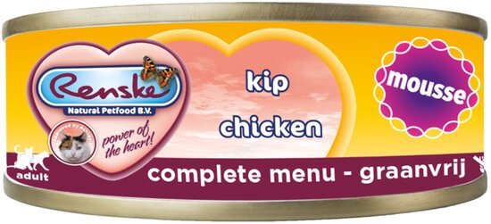 Renske Kattenvoer Mousse Kip 24x 70 gr
