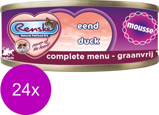 Renske Kattenvoer Mousse Eend 70 gr