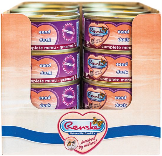 Renske Kattenvoer Mousse Eend 70 gr