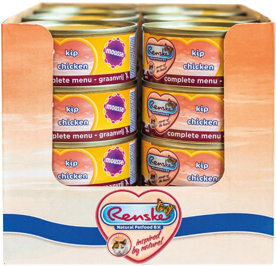 Renske Kattenvoer Mousse Kip 24x 70 gr