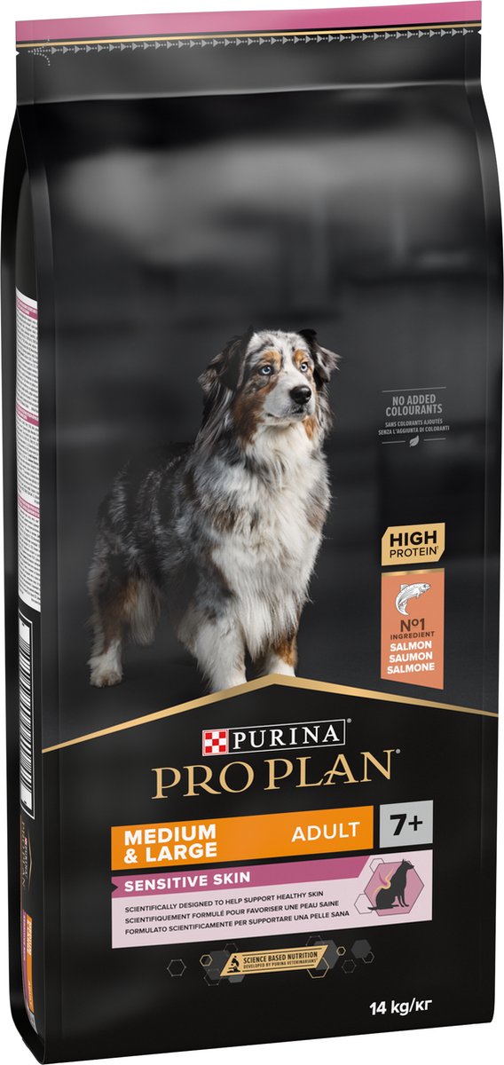PURINA PRO PLAN Sensitive Skin Senior (7+) - Zalm - 14 kg