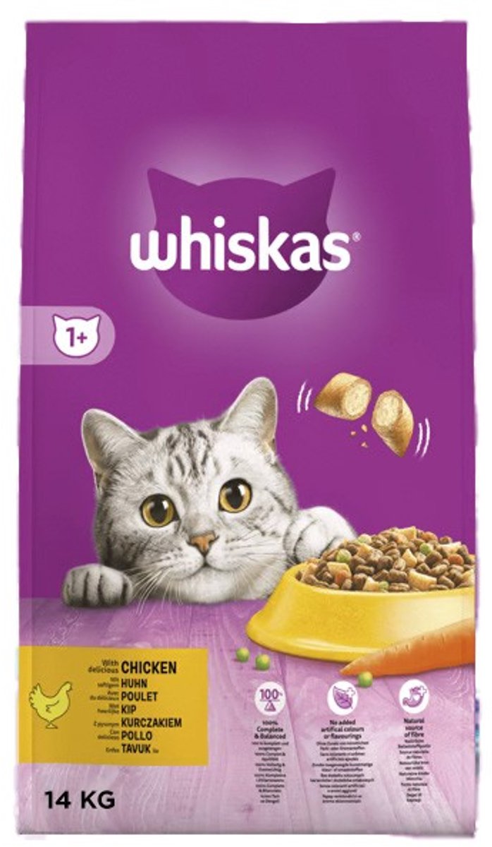 Whiskas - Adult Chicken Kattenvoer 14 KG