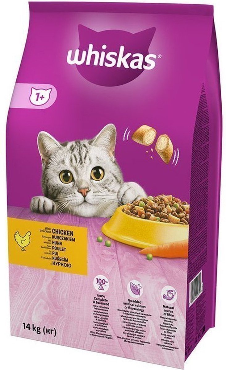 Whiskas - Adult Chicken Kattenvoer 14 KG