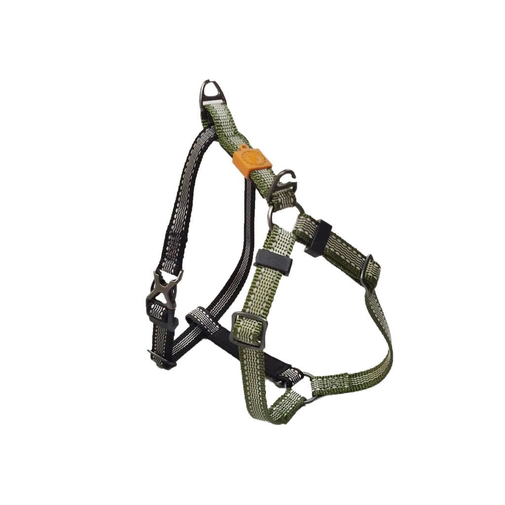 Hond Anti-trek Harness AFP Olijfgroen