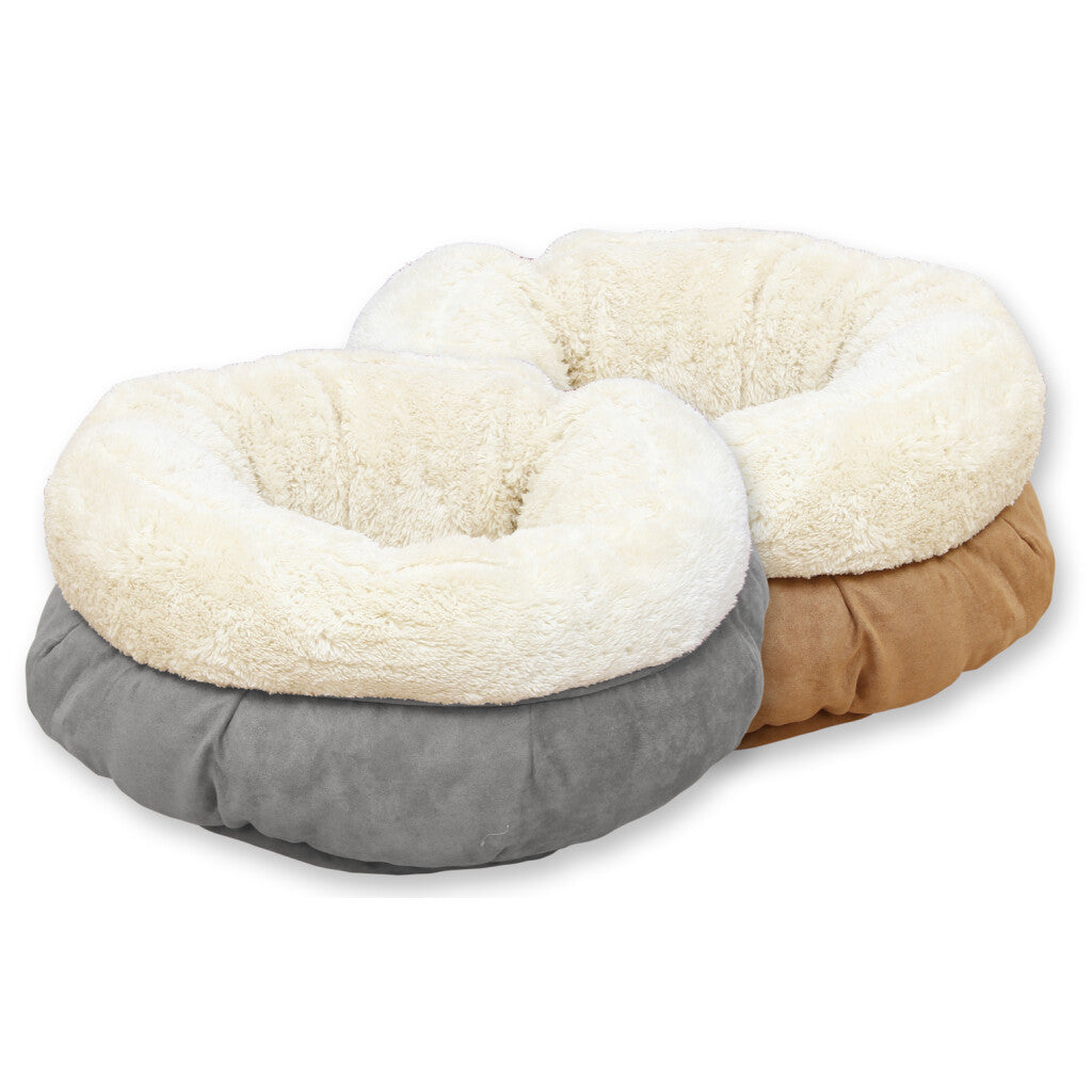AFP Lambswool - Donut Bed Grijs