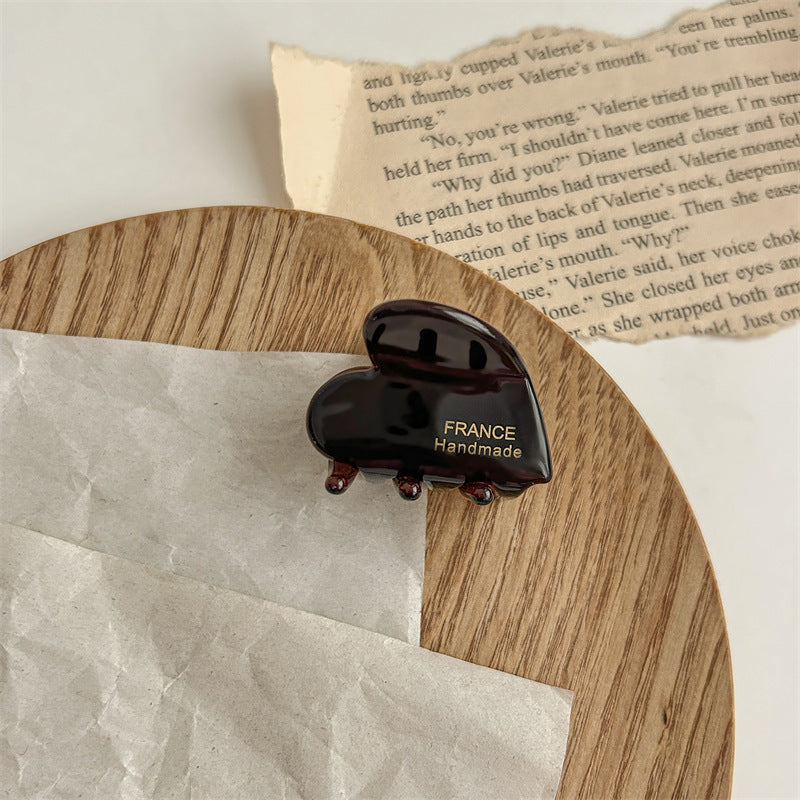 Spinka do włosów Love Small Jaw Back Shark Clip